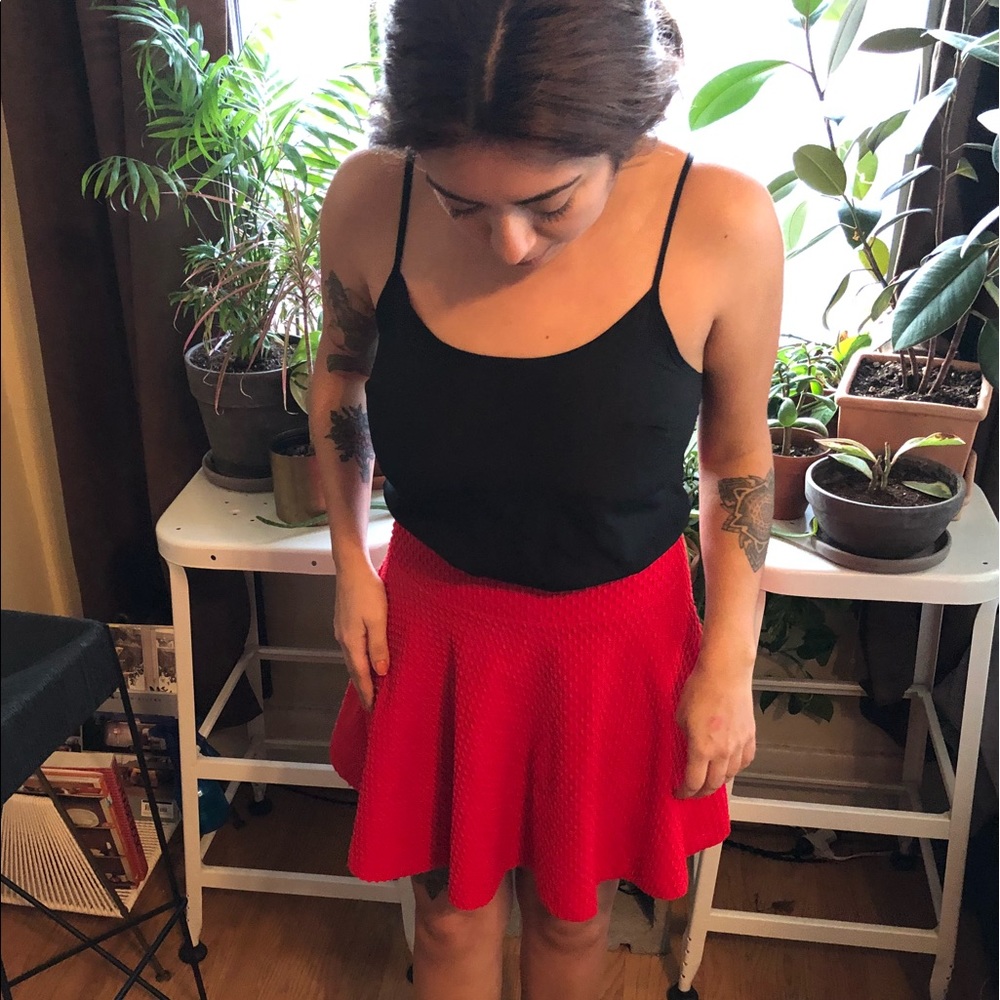 Urban Outfitters Textured Circle Skirt